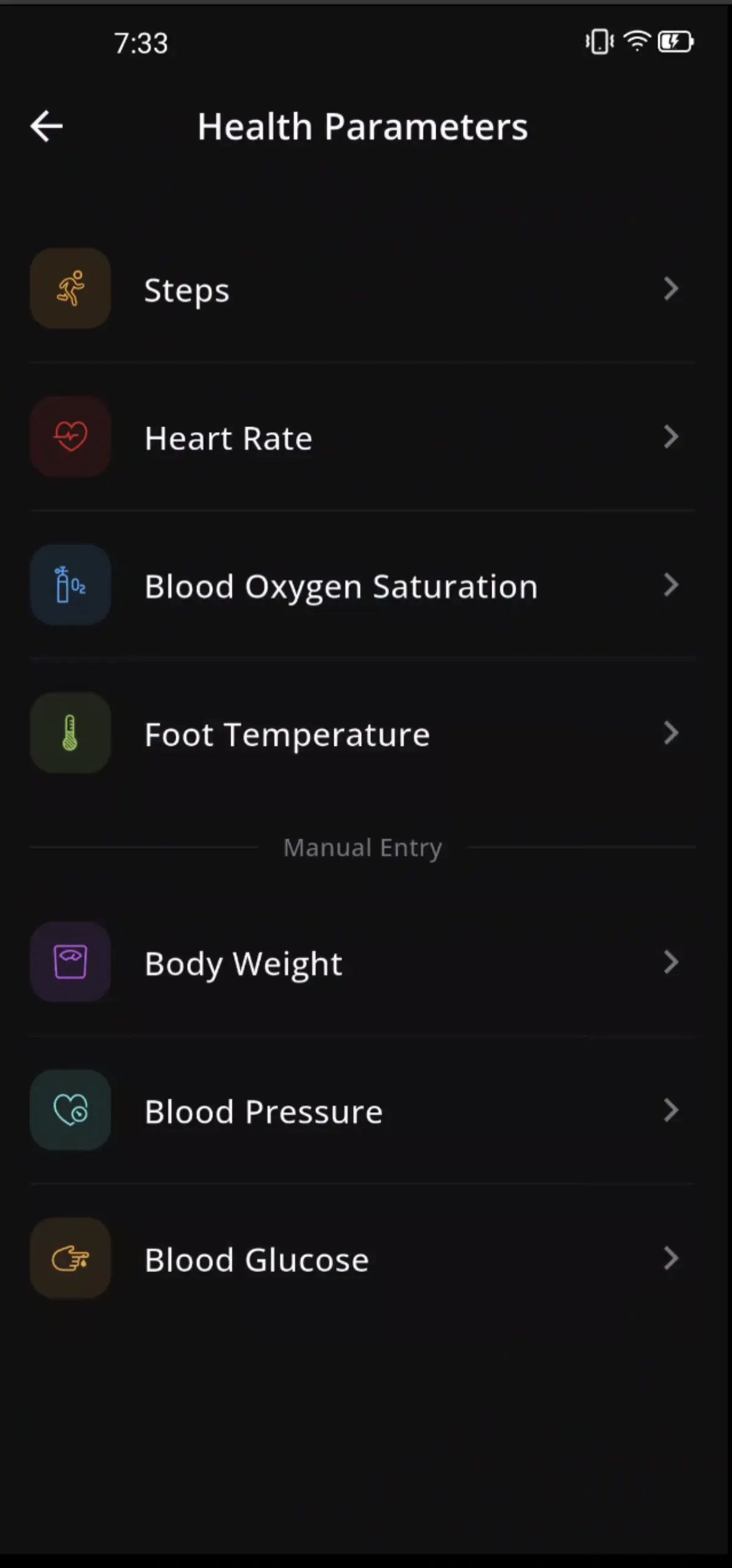 Aggregated health data view